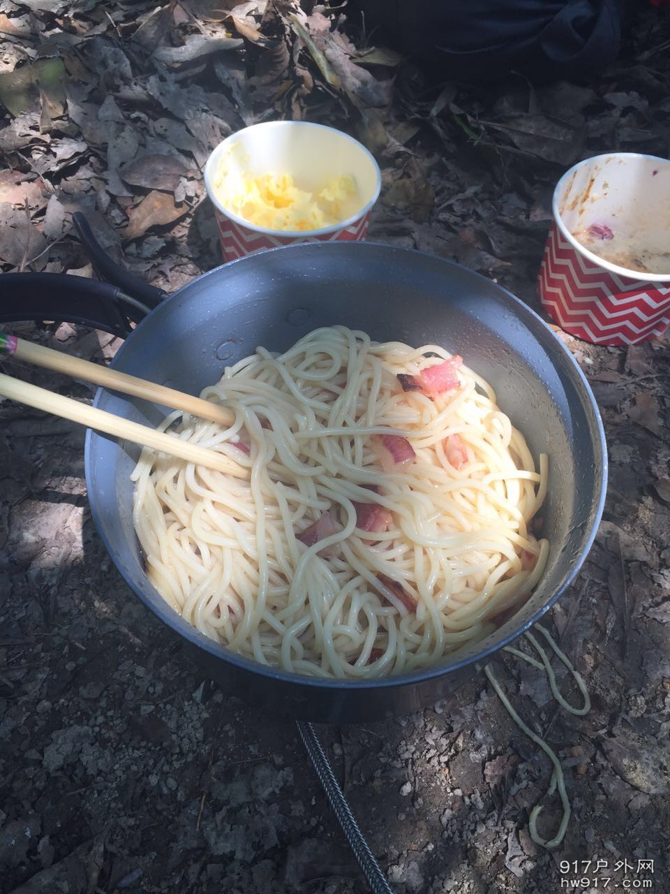 炒意面，好香好香的