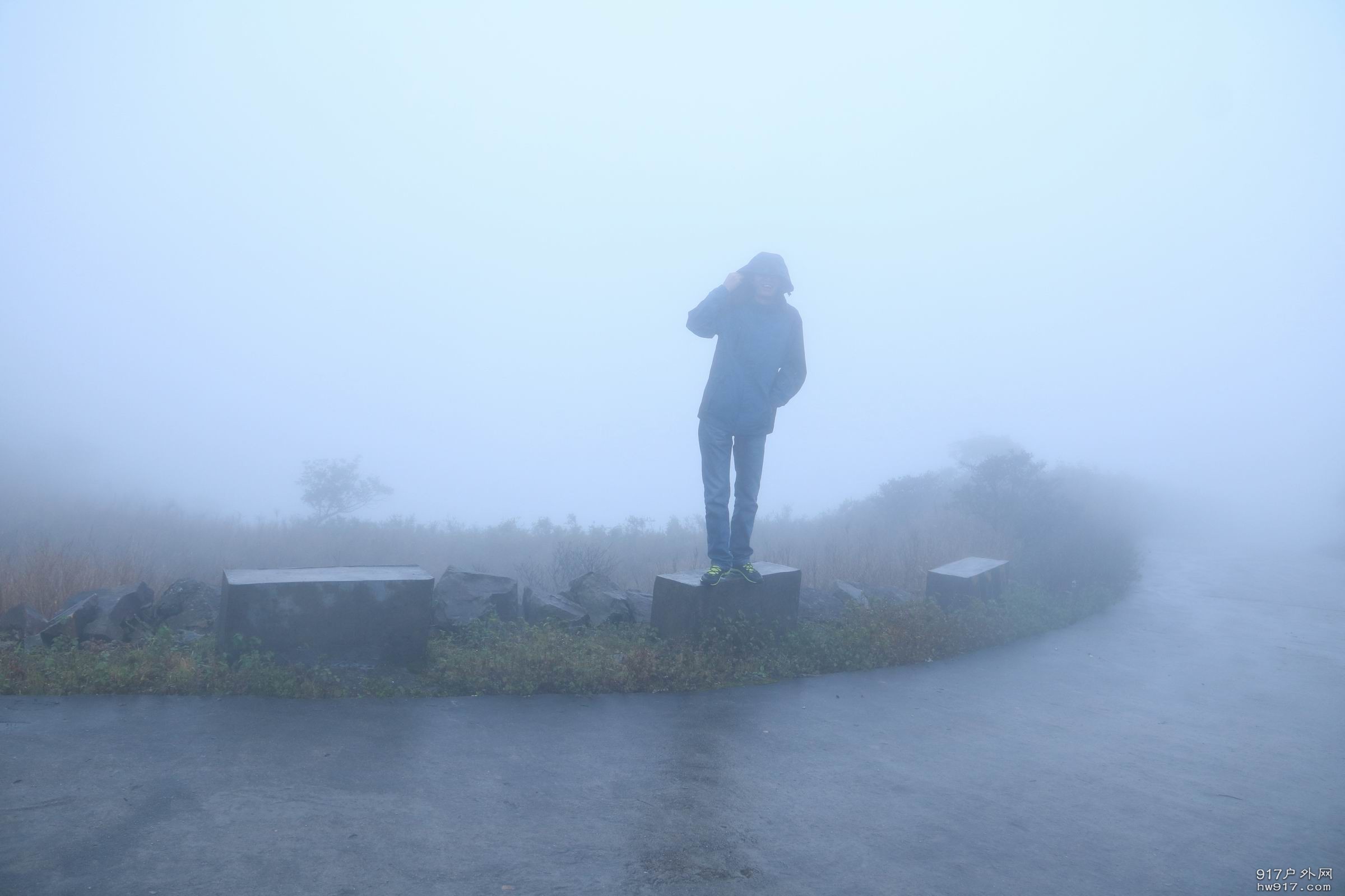 雾很大～