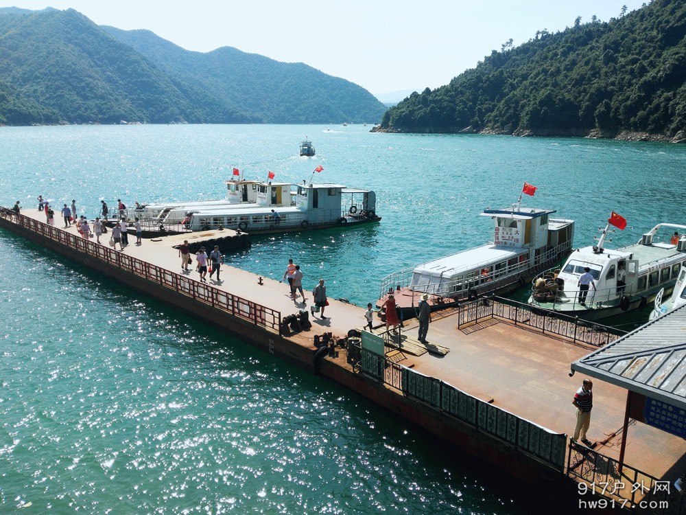 东江湖大坝的美景