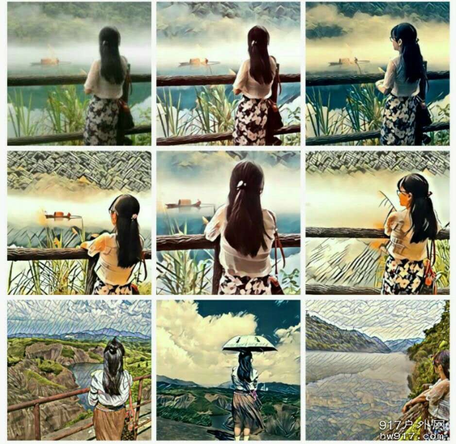 原来，这中是一场背影之旅。