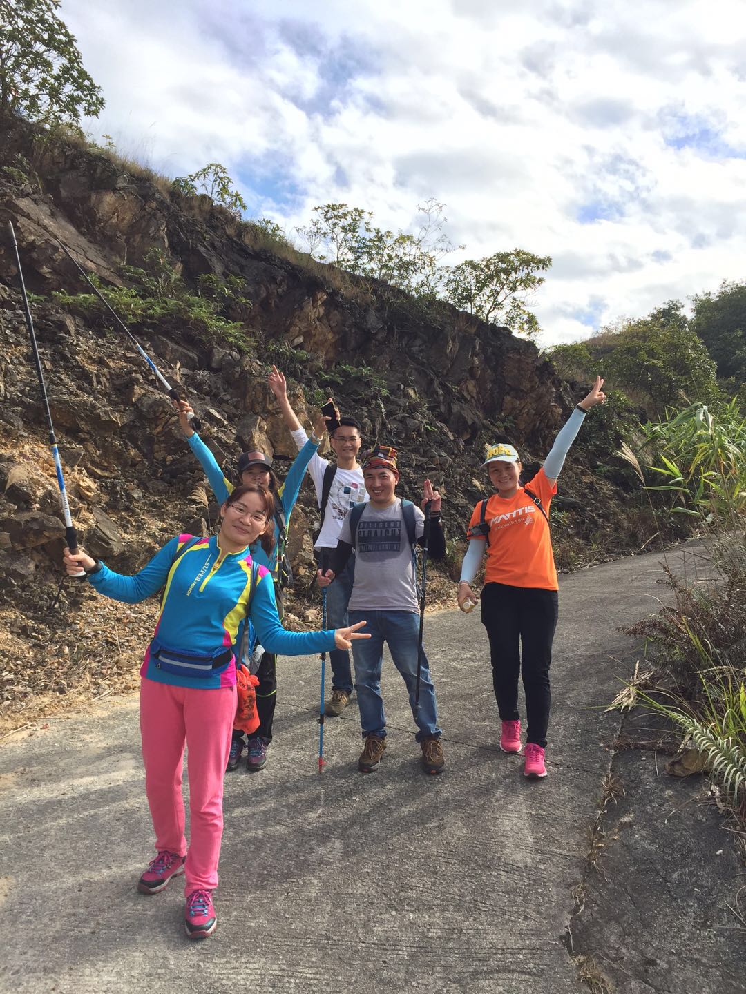 我们成功下山了